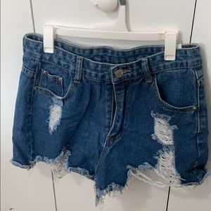 Jean shorts